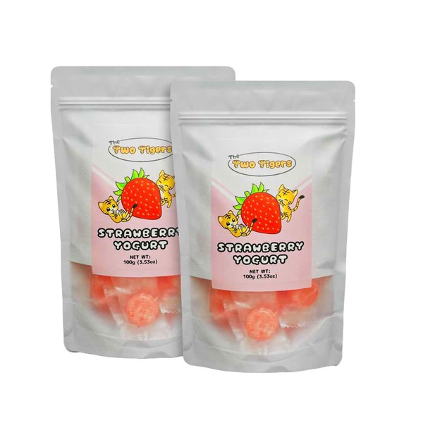 New Flavors of Strawberry Yogurt Hard Candy, Fruit Flavoured Snacks,