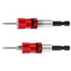 QWORK® 2Pcs Magnetic Drill Bit Holder 1/4 Inch Hex Shank
