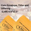 Coin Envelope, Tithe and Offering Envelopes for Church (Package of