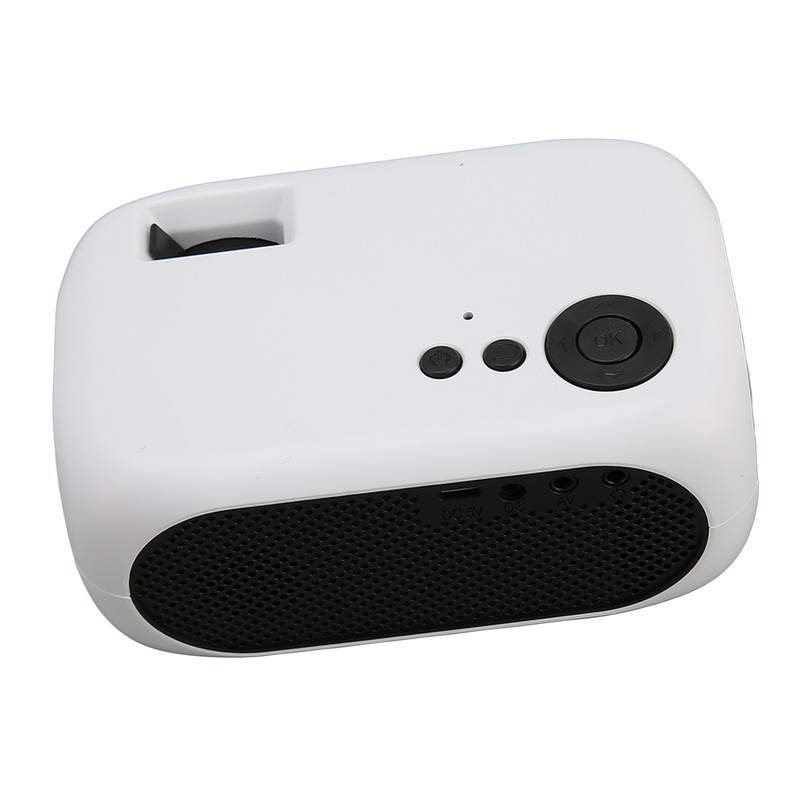 M24 Mini Portable Projector Multifunction 360 Degree Surround Sound Home