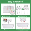 16 Inch Square LED Flush Mount Ceiling Light 2 Pack,