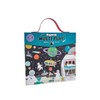 20 Pc Space Playset- Magnetic Puzzle, Doodle Board, Magnetic Pieces