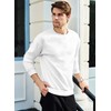 Meilicloth Men's Raglan Sweatshirt Long Sleeve Crew Neck Casual Pullover,