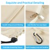 GOGOODA Travel Laundry Bags with Drawstring Closure XL Large Foldable