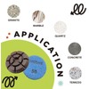 Diamond Floor Polishing Pads, 3 Inch Resin Bond Hook and
