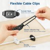 Adjustable Cable Management Clips - Self Adhesive Cord Organizer