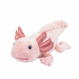 Teddys Rothenburg Kuscheltier Axolotl rosa 30 cm liegend Plüschtier Plüschaxolotl