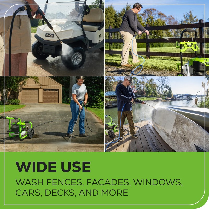 Greenworks Replacement Metal Spray Gun (4500 PSI Max), M22 x