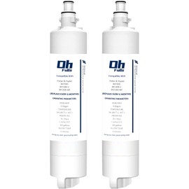 OHFULLS Refrigerator Water Filter 847200, Compatible with Fisher Paykel 847200 Fridge Water Filter External, 847200-WF 847200WF 847200-2 FWC3 EFF-6049A RF522ADUX5 RF522WDRUX5 RF522BRDUB5, 2-Pack