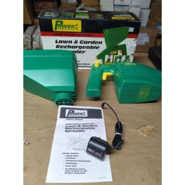Power Gardener Lawn & Garden Rechargeable Seed Spreader #30701 Power Gardener NOS