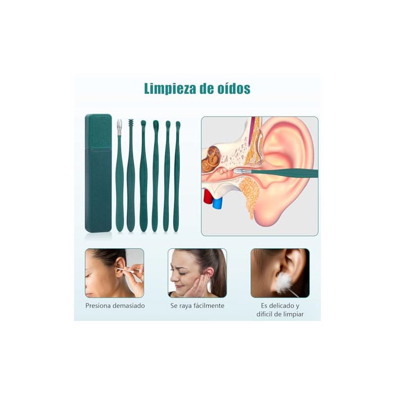 9 Pcs Kit De Cortaúñas para Pies y Limpieza de