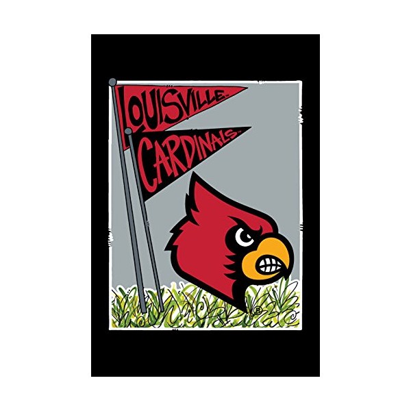 Collegiate Garden Flag (Louisville Mascot)