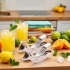 2 Pcs Silver Bird Shape Lemon Juicer Stainless Steel Manual