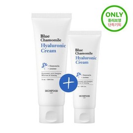 SKINFOOD Blue Chamomile Hyaluronic Cream 70ml Special Set (+Cream 30ml) - [SET] Hyaluronic Cream 70ml (+Cream 30ml)