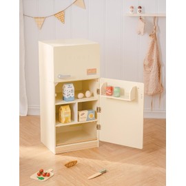 Robud Kids Play Fridge Realistic Refrigerator with Food Children Pretend Playset