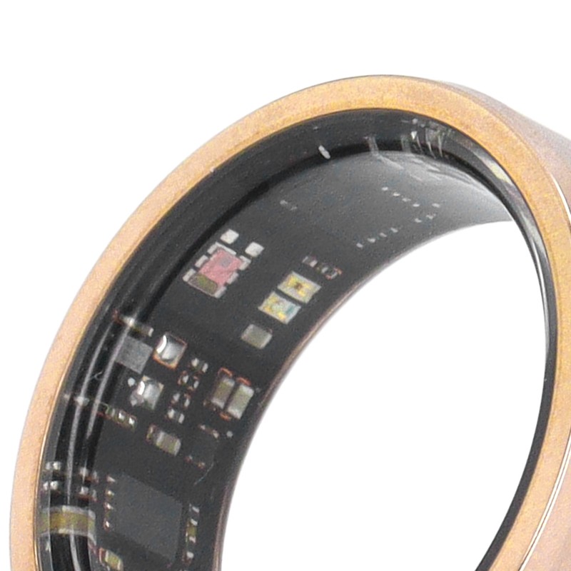 Smart Ring Gold BT Sleep Fitness Tracker IP68 Water Resistant