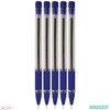 HAUSER Fix 5 x 0.7mm BLUE Smooth Ballpoint Pens Soft