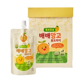 발효 칼슘 배배망고 홍도라지 100ml x 10포 Fermented Calcium Baebae Mango Hong Doraji 100ml x 10 packs