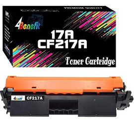 (1-Pack, Black) 4Benefit Compatible CF217A Toner Cartridge Replacement for 17A 217A for Laserjet Pro M102w M102a M130 M102 M130fw M130nw M130fn M130a Printer
