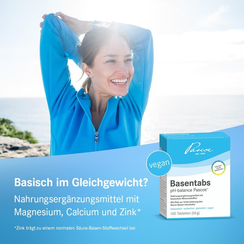 Pascoe® Basentabs (pH Balance Tablets) for Maintaining Acid-Alkaline Balance /