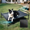 Veehoo Elevated Raised Dog Bed+Waterproof Removable Pillow-Top Mat, Cooling Outdoor