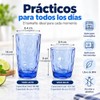 Vasos de plástico Irrompibles, Juego de 8 (4 Altos 16oz