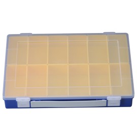 huenersdorff 600700 PP-PREMIUM 12 Insert Assortment Box with Handle - Blue