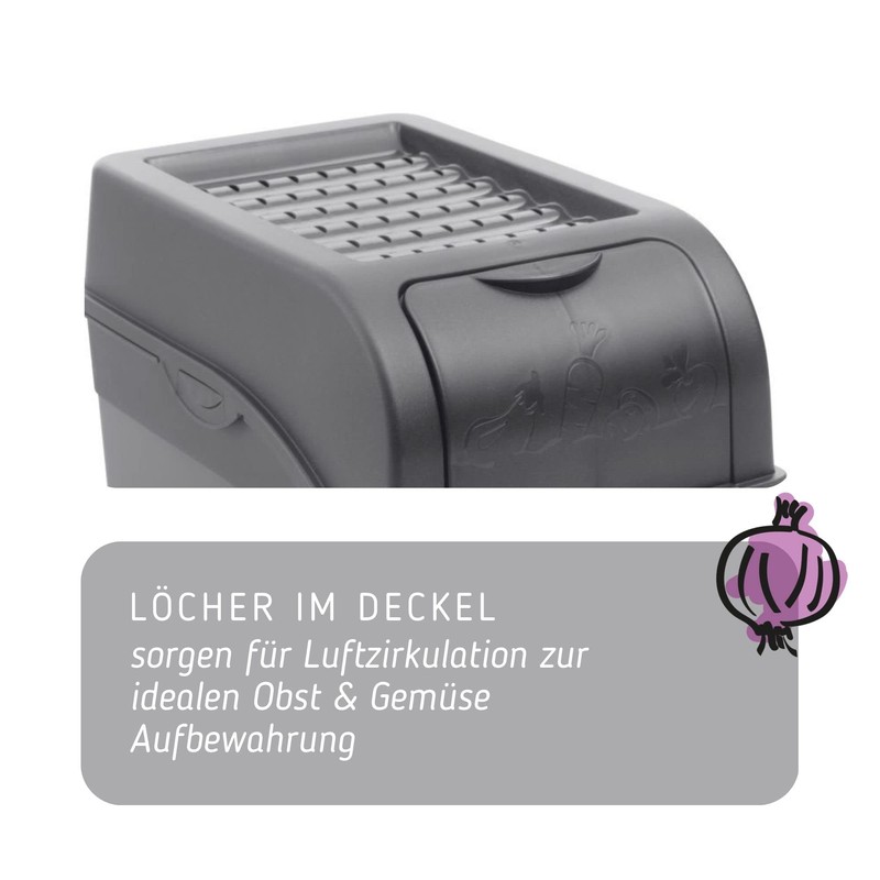 Novaliv Vegetable Box Potato Storage Container 3.5 L to 9