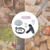 SIPARTS Recoil Pull Starter Spring Pulley Handle Grip Rope Kit
