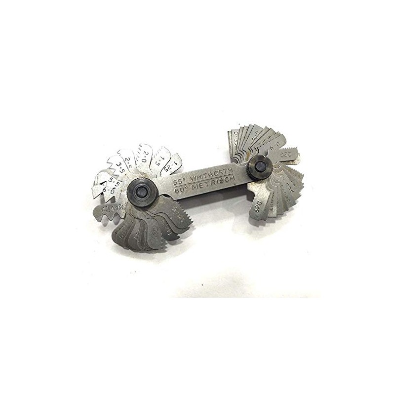 British Whitworth BSW & Metric Screws Bolts Pitch Measure Thread
