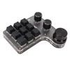 Programmable Macro Keyboard 9 Keys 3 Knobs USB Bluetooth Connection