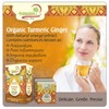 Adanim Bio Ginger Turmeric Tea, Value Pack 80 Teabags, Caffeine-free