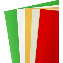 DJP 80gsm A4 Christmas Coloured Assorted Paper Crafts Pack - 100 Sheets