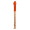 Mollenhauer Fipple 17414 Soprano Recorder Digi Orange Baroque Soprano Recorder