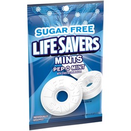 Sugar Free Lifesavers Pep O Mint, 2.75 Ounce (Pack of 4), Peppermint Breath Mints