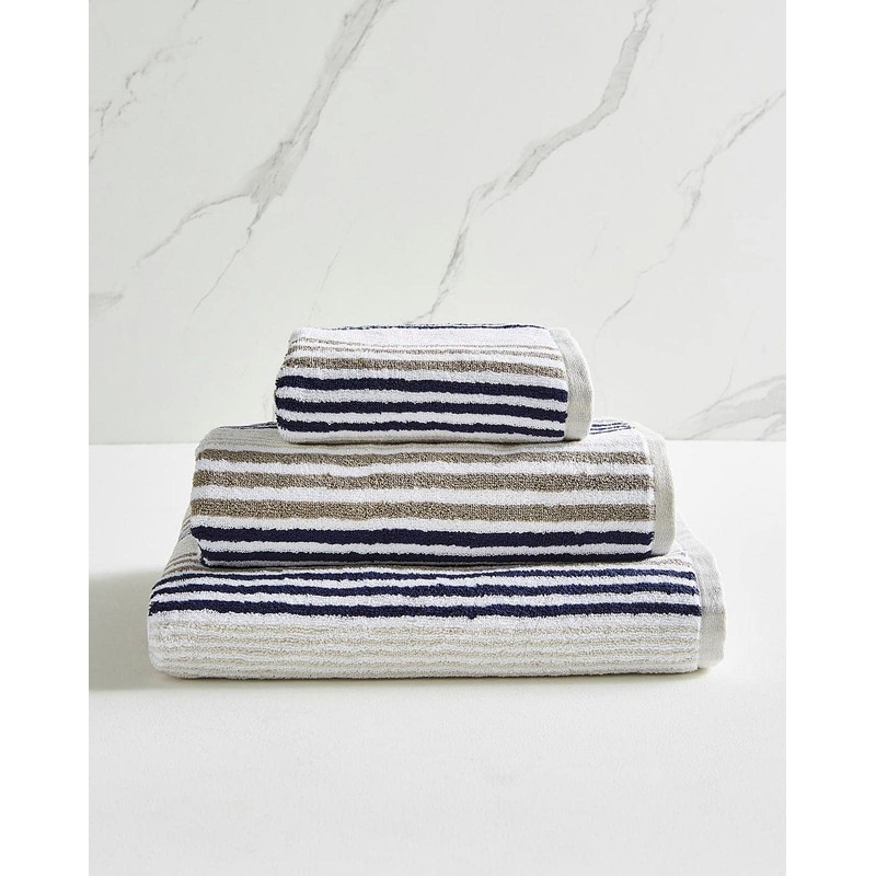 Allure Bath Fashions Merlin Bath Towel, Striped (70cm x 125cm)