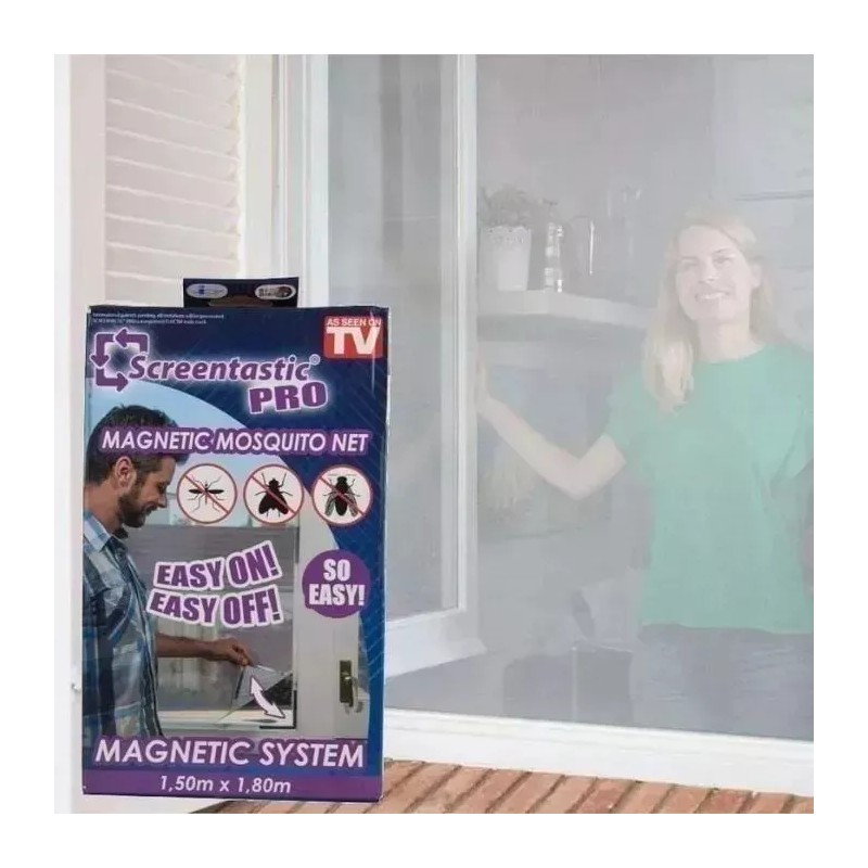 RIVERSOFY Malla Mosquitera 3 Piezas Magnética Ventanas Puertas Hogar