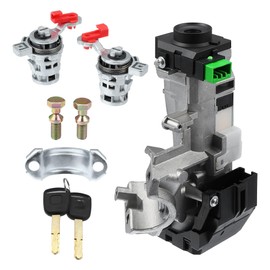 35100-SDA-A71 Ignition Switch Lock Cylinder Assembly with 2 Keys for Honda Accord 2003-2005 for Honda CR-V 2005-2006 Left and Right Door Lock Cylinder Ignition Starter Switch