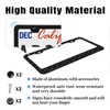 Black Leopard Print License Plate Frame Cheetah Animal Print License