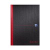 Oxford Black N' Red 100080537 Single Cash Ruled Casebound Notebook,