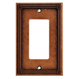 BRAINERD MFG/LIBERTY HDW W16047-CPS-U COP Rust 1G Deco Plate