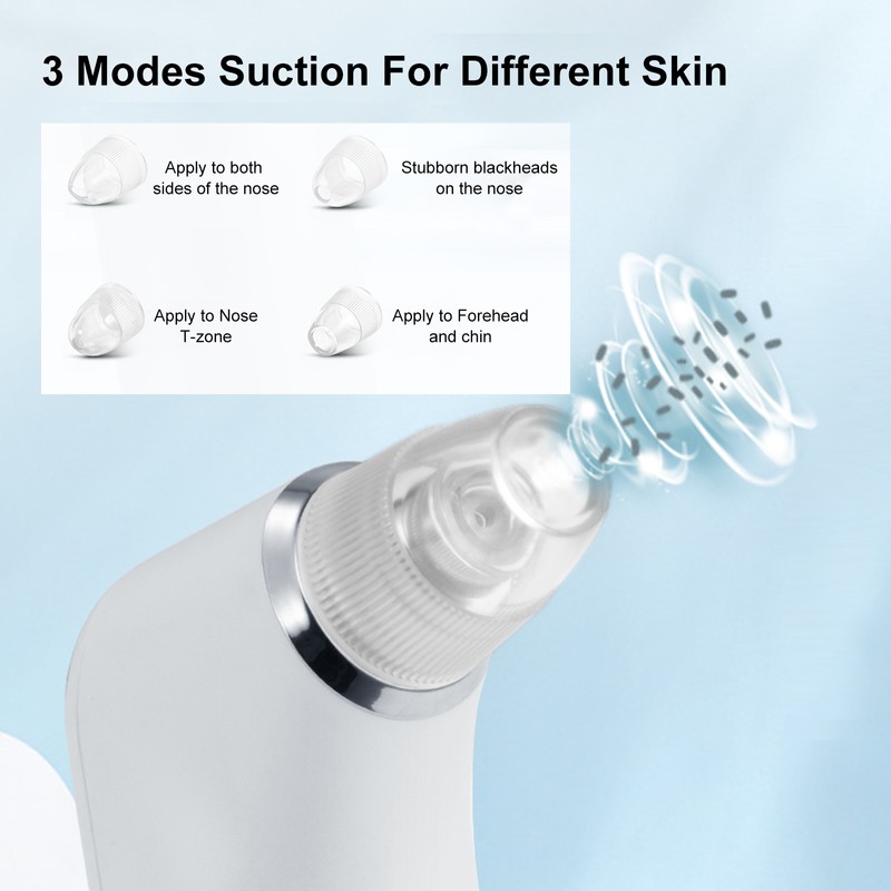 KD802 Blackhead Remover Pore Vacuum Pimple Extractor Acne Removal Kit