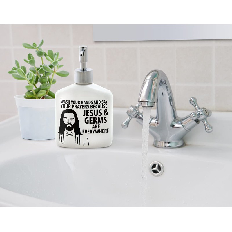 Our Name Is Mud- Soap Dispenser Jesus