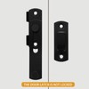 Pack of 2 Door Locks, Sliding Door Lock, Stainless Steel,