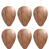 DECYOOL 6 Pack Paper Wasp Nest Decoy Hanging Wasp Deterrent