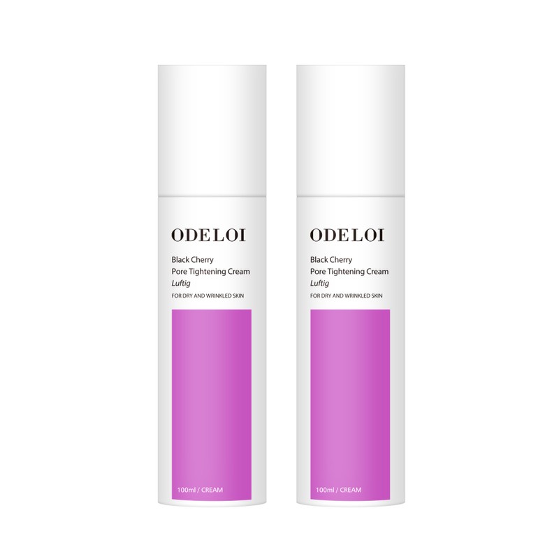 ODELOI Black Cherry Pore Tightening Cream Luftig 100ml double set