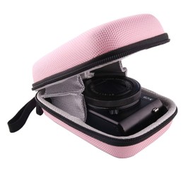WERJIA Funda de transporte rígida compatible con cámara digital Canon PowerShot SX720 SX620 SX730 SX740 G7X (rosa)