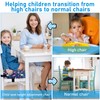 Booster Seat Chair, Non-Slip Children's Booster Seat for Dining Table,
