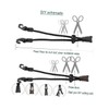 KOMBIUDA 4pcs Adjustable Nylon Extenders Comfortable Ear Savers for Masks