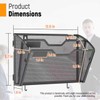 Docnest 2 Tier Mesh Wall File Holders with Hooks –